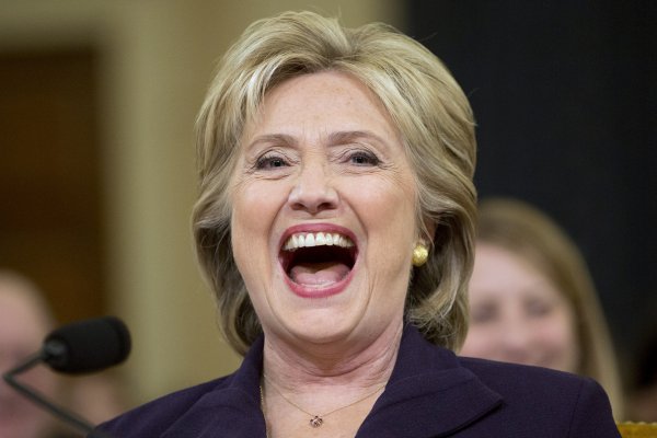 Hillary Clinton Laughing