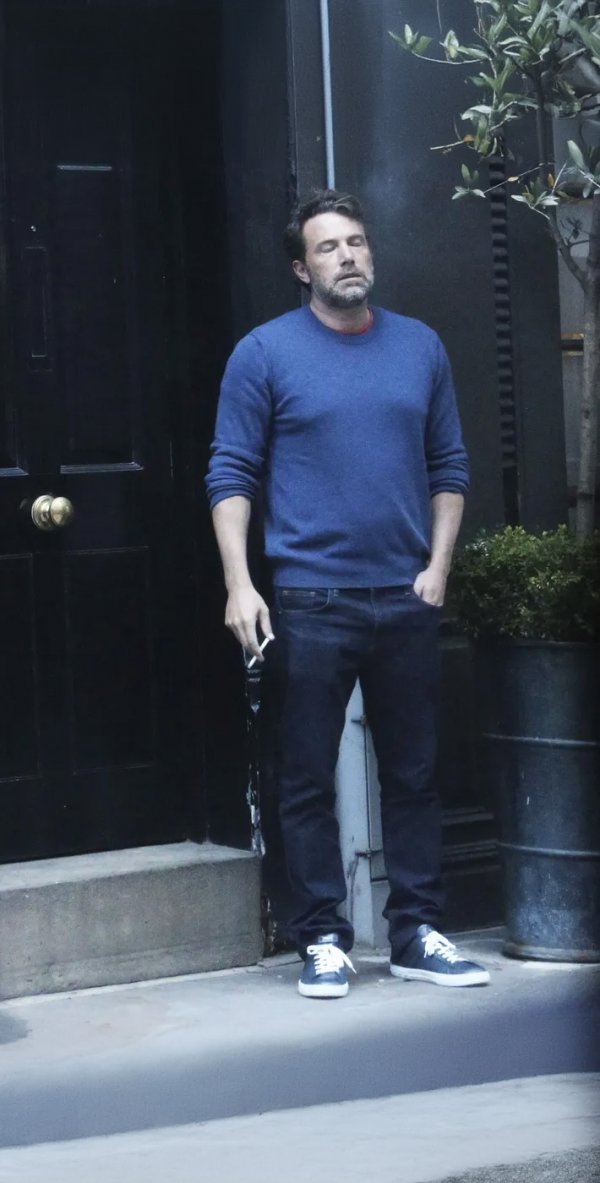 Exhausted Ben Affleck