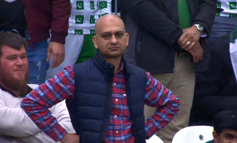 Disappointed Cricket Fan