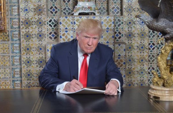 Donald Trump Writing Speech