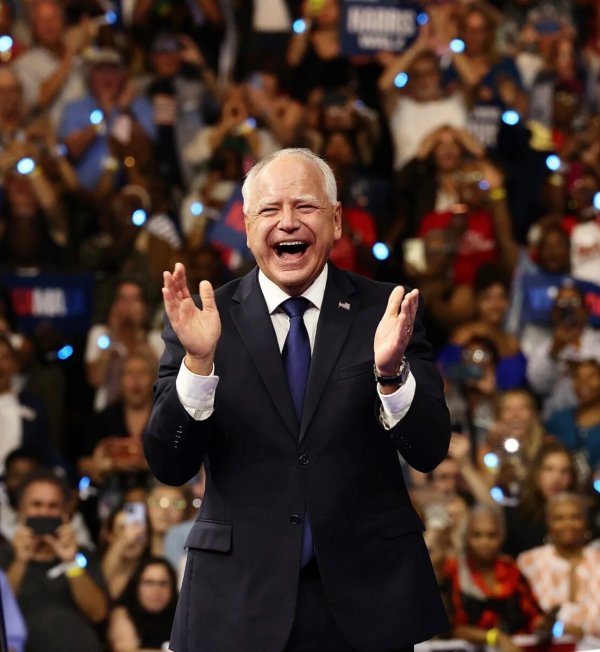 Happy Tim Walz