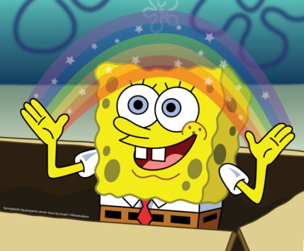 Rainbow SpongeBob