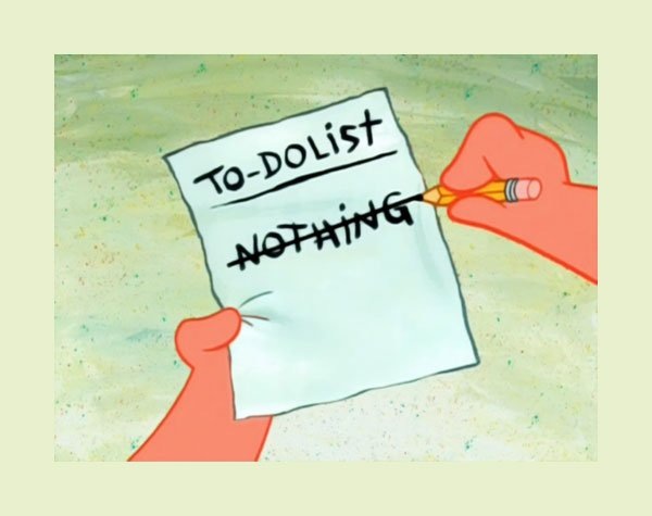 To Do List Nothing