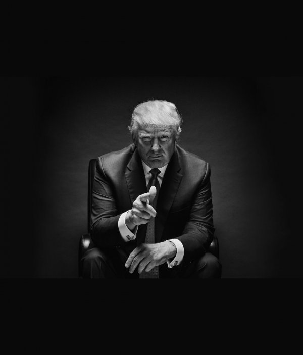 Trump Sitting In Chair I Am In Their Way